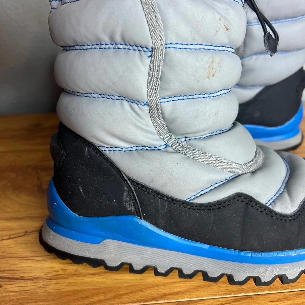 CH20 Alpina Kids‎ Winter Snow Boots Size 4 Puffer Rated to -30 Faux Fur Lined